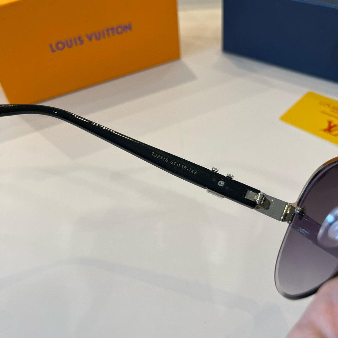 Louis Vuitton Metal Aviator Silver Lens Sunglasses for Men & Women - 866902 - detail image 10