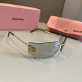 Miu Miu Fashion Silver Lens Sunglasses for Men & Women - 487591