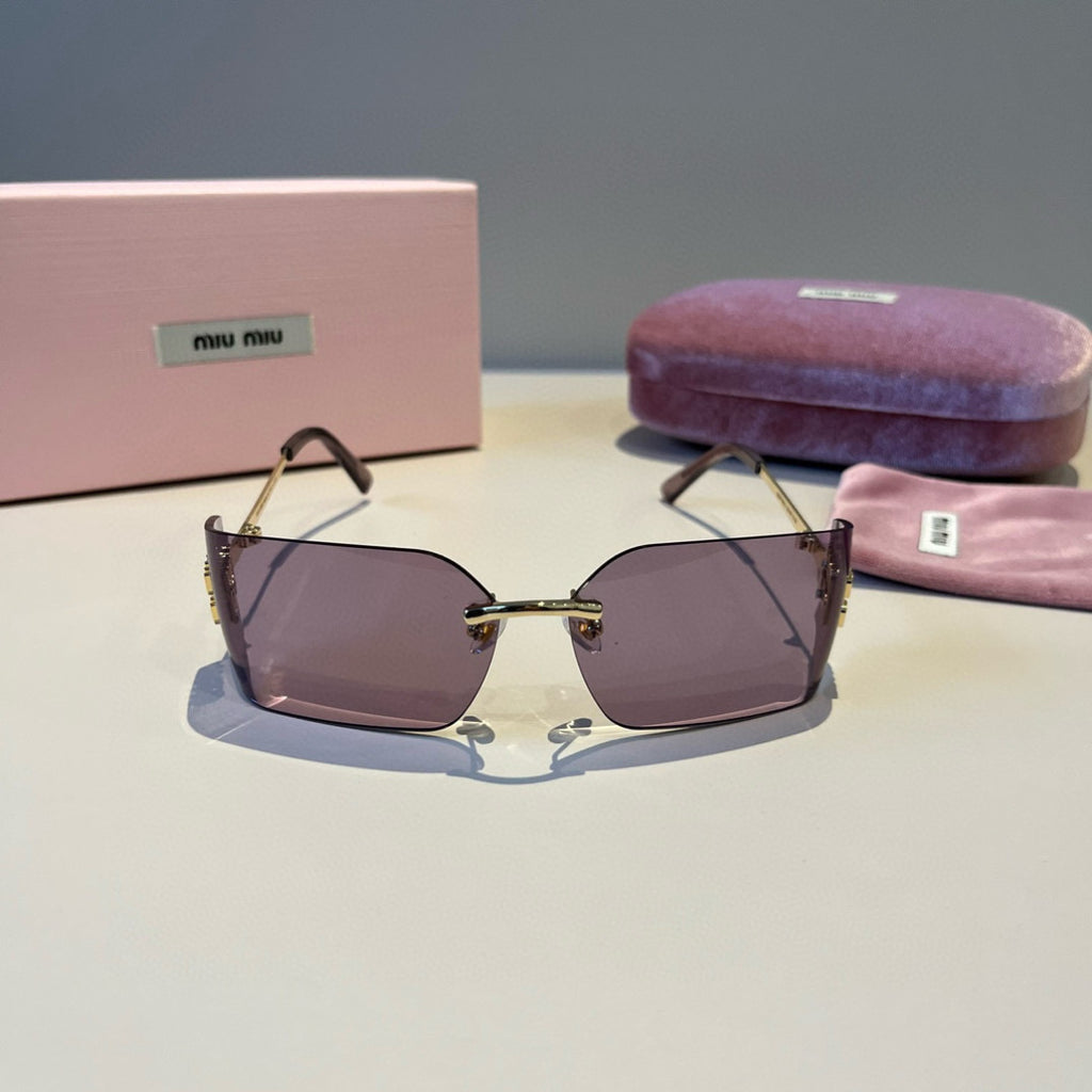 Miu Miu Fashion Gray Lens Sunglasses for Men & Women - detail image 2