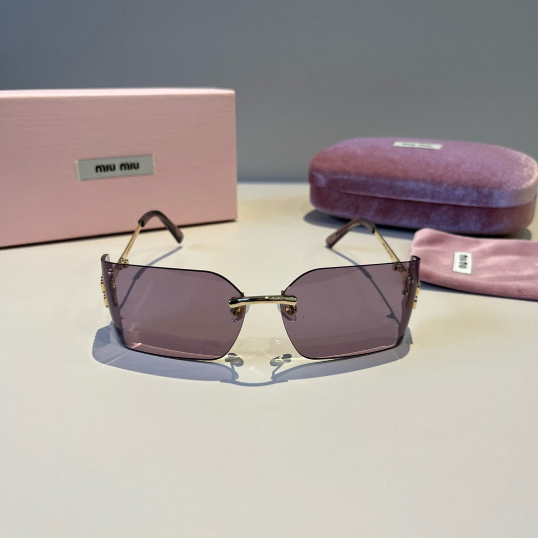 Miu Miu Fashion Gray Lens Sunglasses for Men & Women - detail image 2