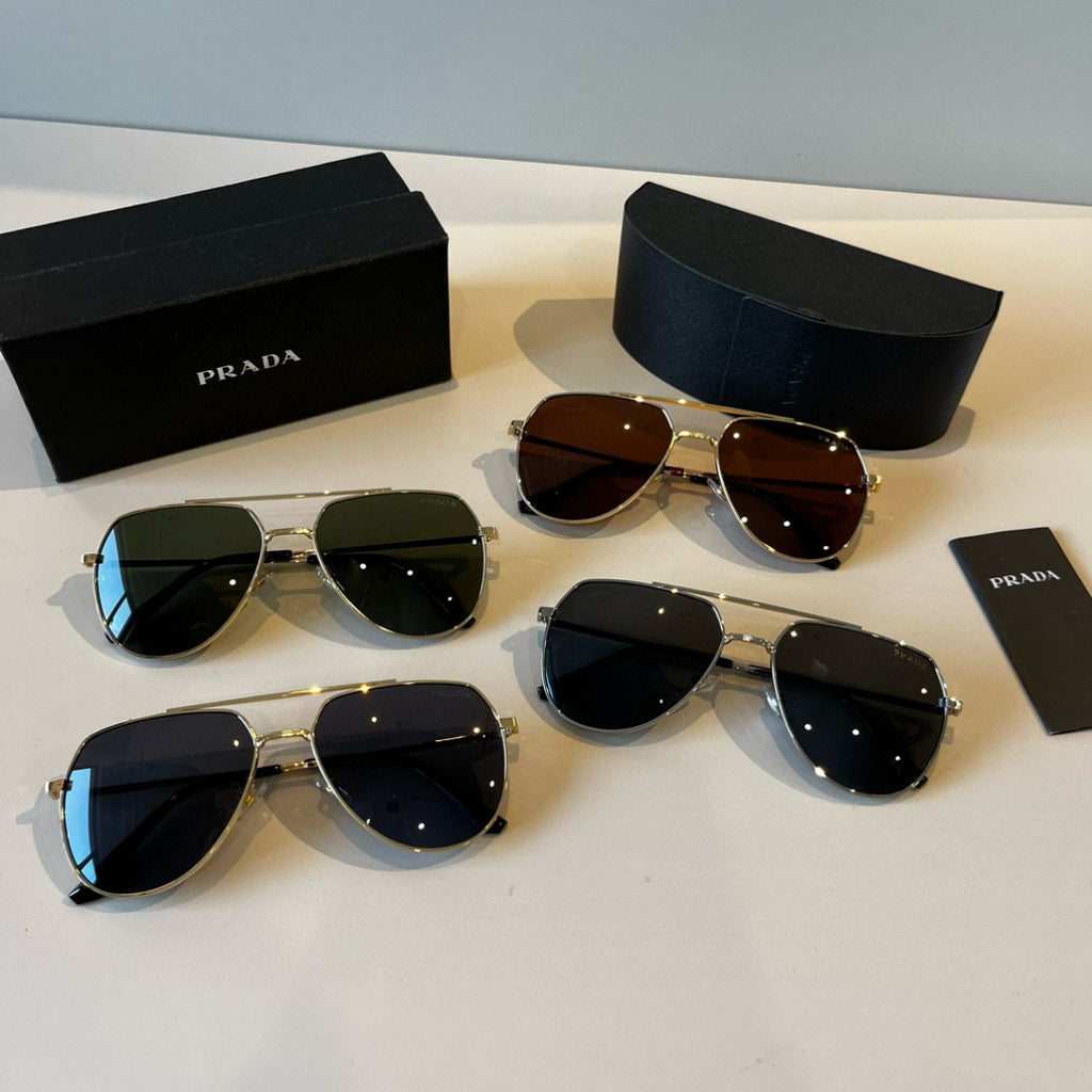 Prada Polarized Fashion Brown Lens Sunglasses for Men - 382644 - detail image 9