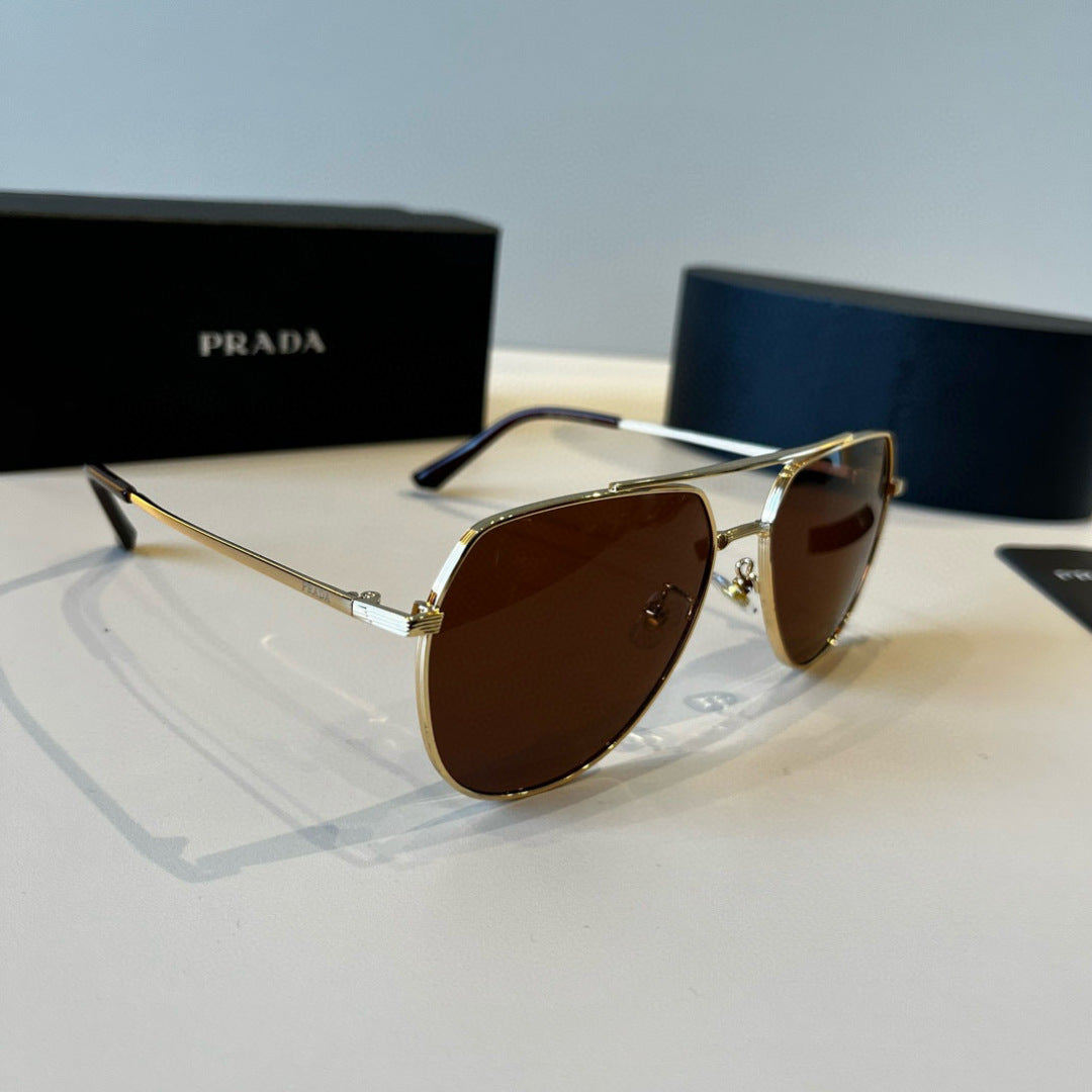 Prada Polarized Fashion Brown Lens Sunglasses for Men - 382644