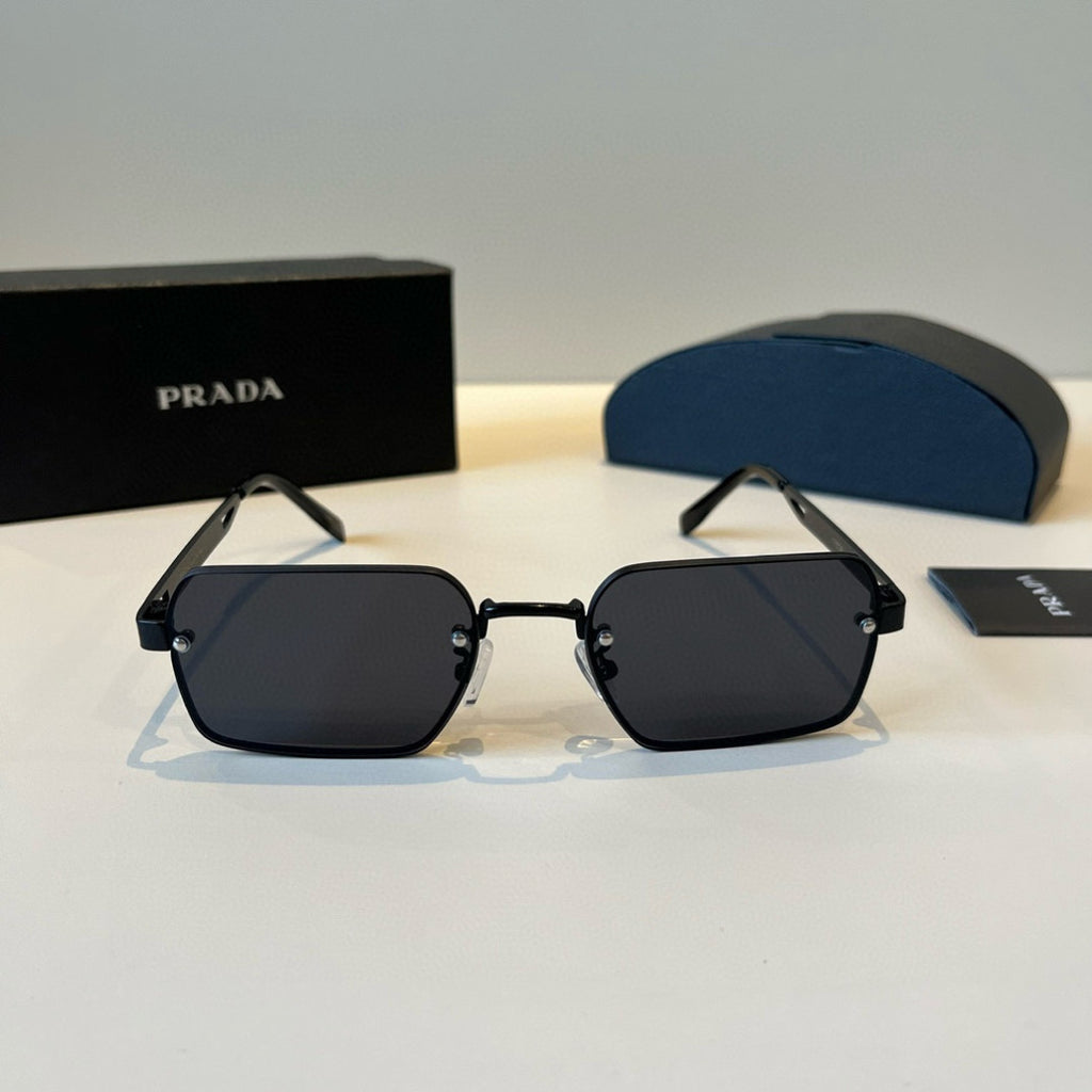 Prada Polarized Fashion Black Lens Sunglasses for Men - 449413 - detail image 2