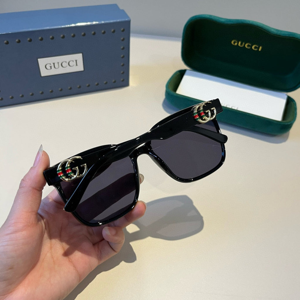 Gucci Fashion Black Lens Sunglasses for Men & Women - 398311 - detail image 7