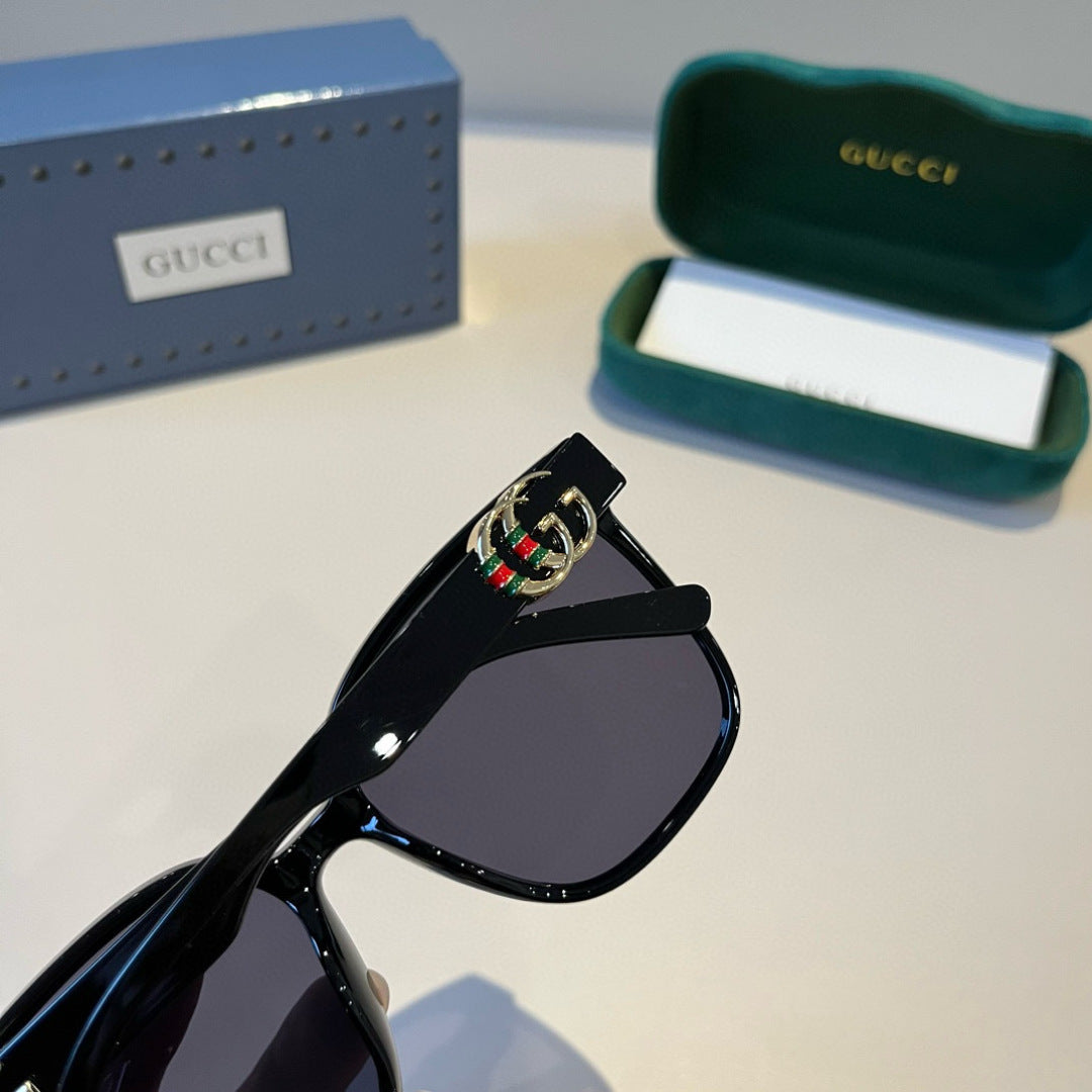 Gucci Fashion Black Lens Sunglasses for Men & Women - 398311 - detail image 5