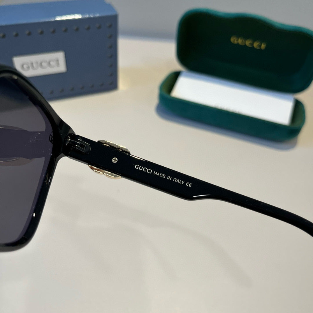 Gucci Fashion Black Lens Sunglasses for Men & Women - 398311 - detail image 9