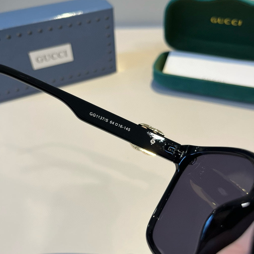 Gucci Fashion Black Lens Sunglasses for Men & Women - 398311 - detail image 10