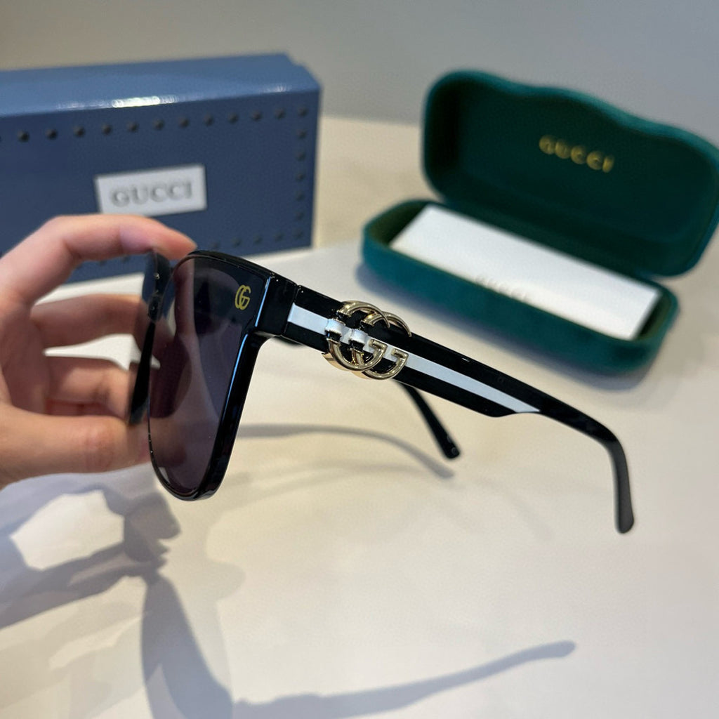 Gucci Fashion Black Lens Sunglasses for Men & Women - 398312 - detail image 4