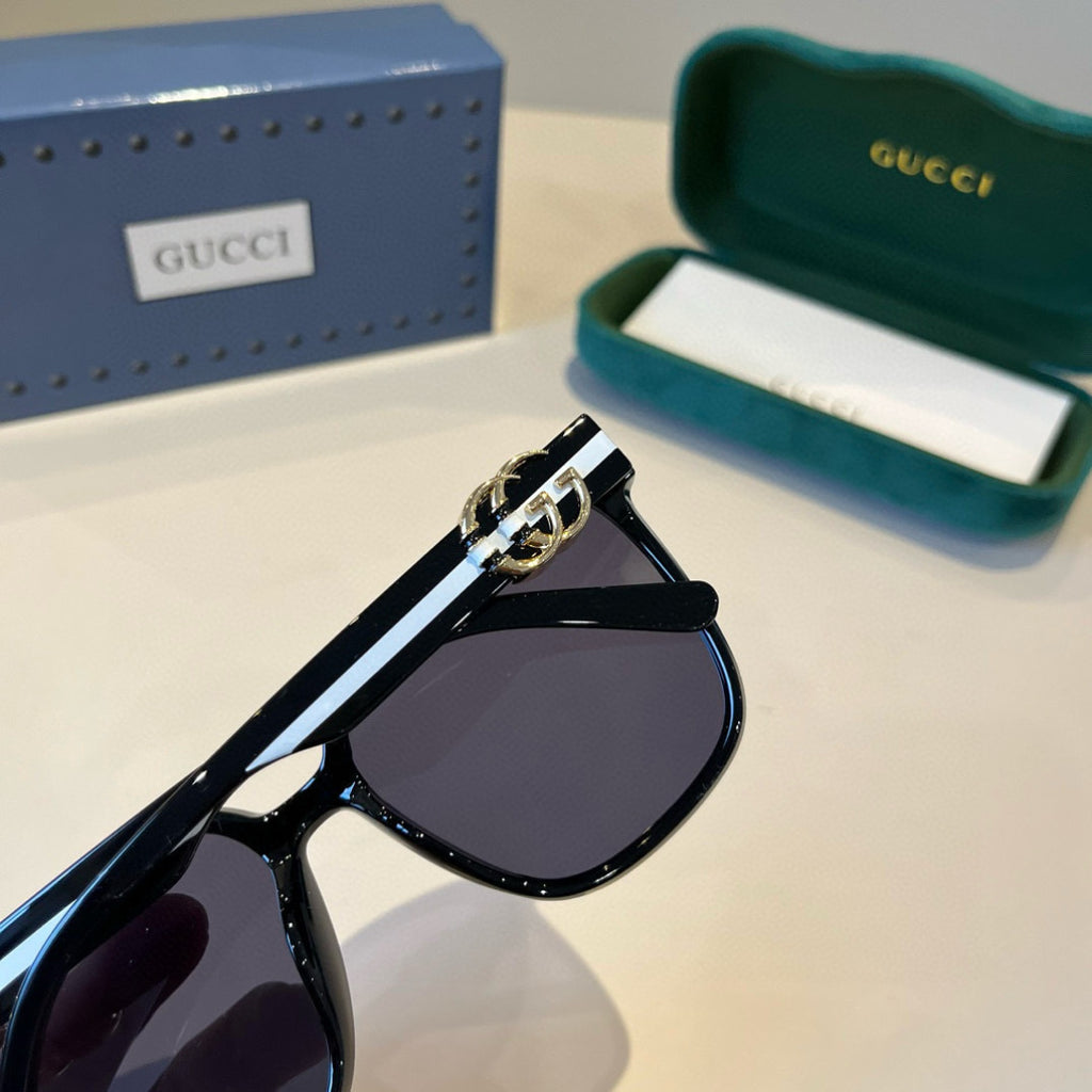 Gucci Fashion Black Lens Sunglasses for Men & Women - 398312 - detail image 7