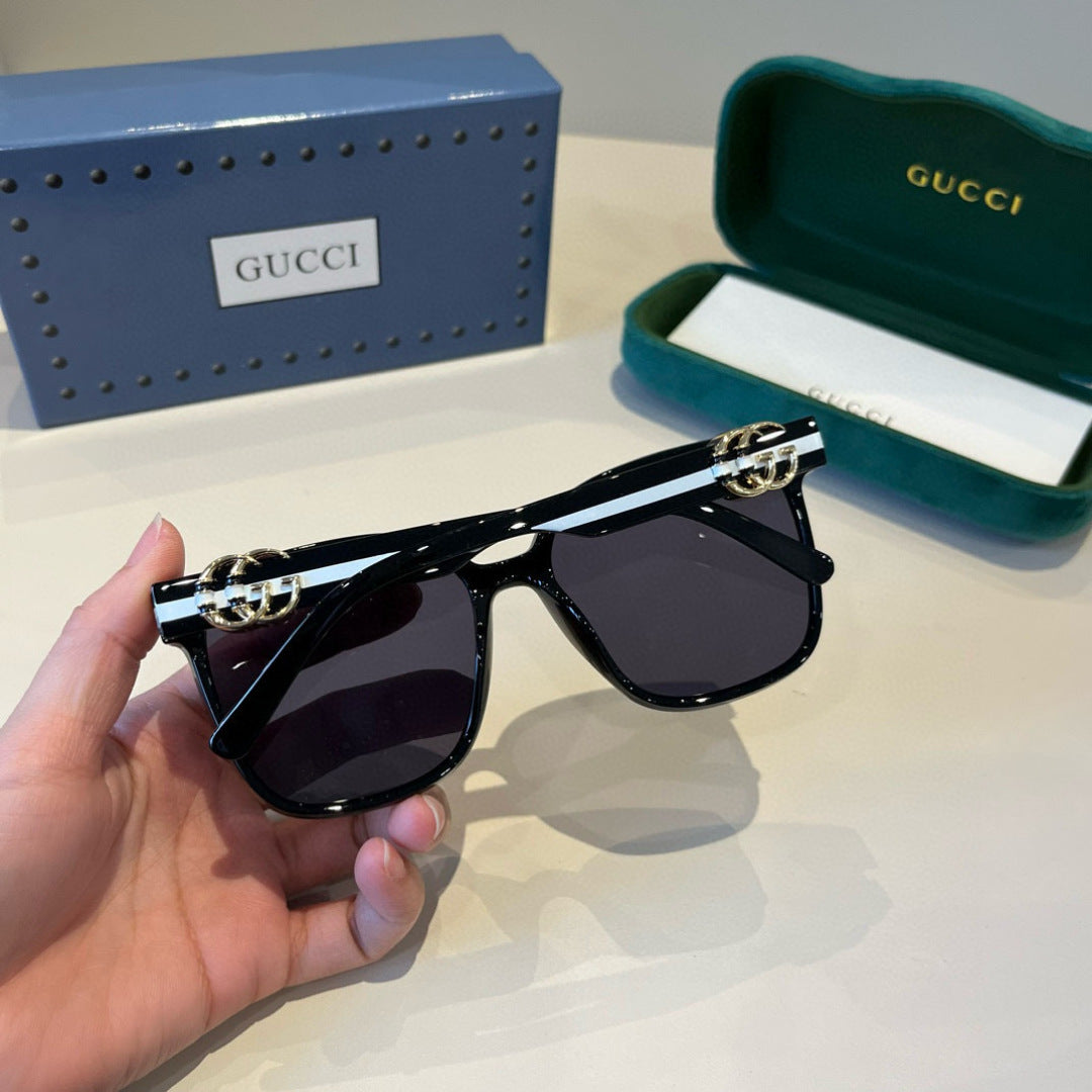 Gucci Fashion Black Lens Sunglasses for Men & Women - 398312 - detail image 8
