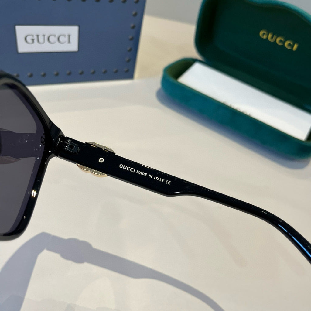 Gucci Fashion Black Lens Sunglasses for Men & Women - 398312 - detail image 9