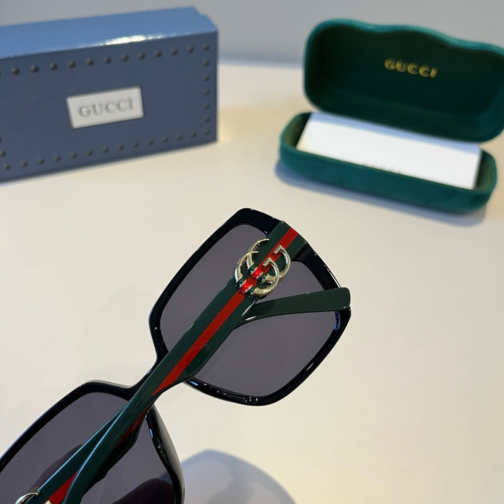Gucci Fashion Black Lens Sunglasses for Men & Women - 398313 - detail image 8
