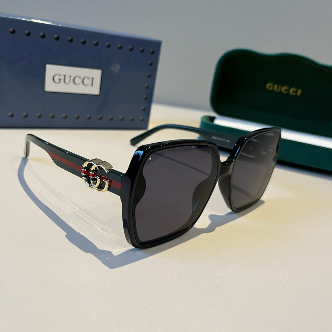 Gucci Fashion Black Lens Sunglasses for Men & Women - 398313