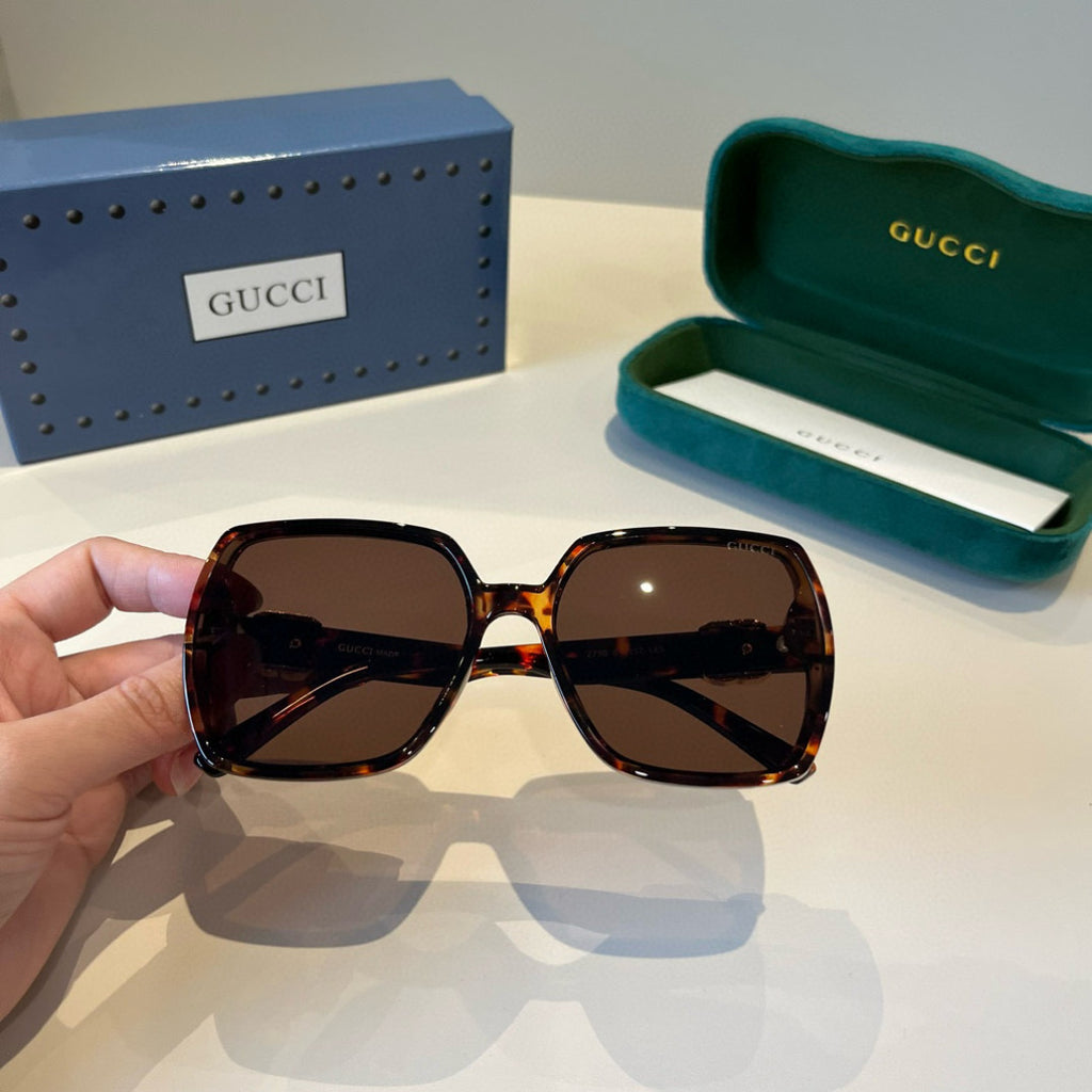 Gucci Fashion Black Lens Sunglasses for Men & Women - 398314 - detail image 5