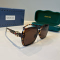Gucci Fashion Black Lens Sunglasses for Men & Women - 398314