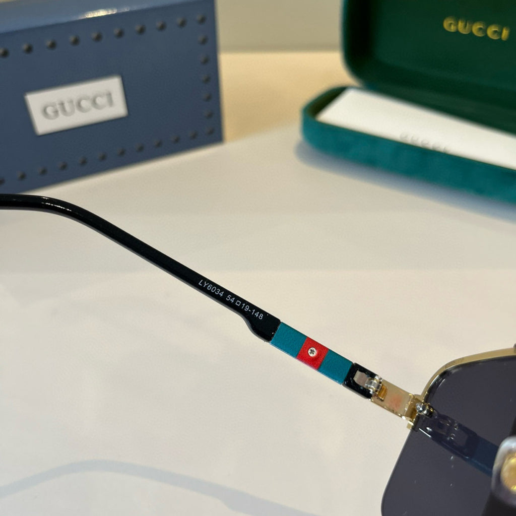 Gucci Metal Aviator Silver Lens Sunglasses for Men & Women - 398315 - detail image 10