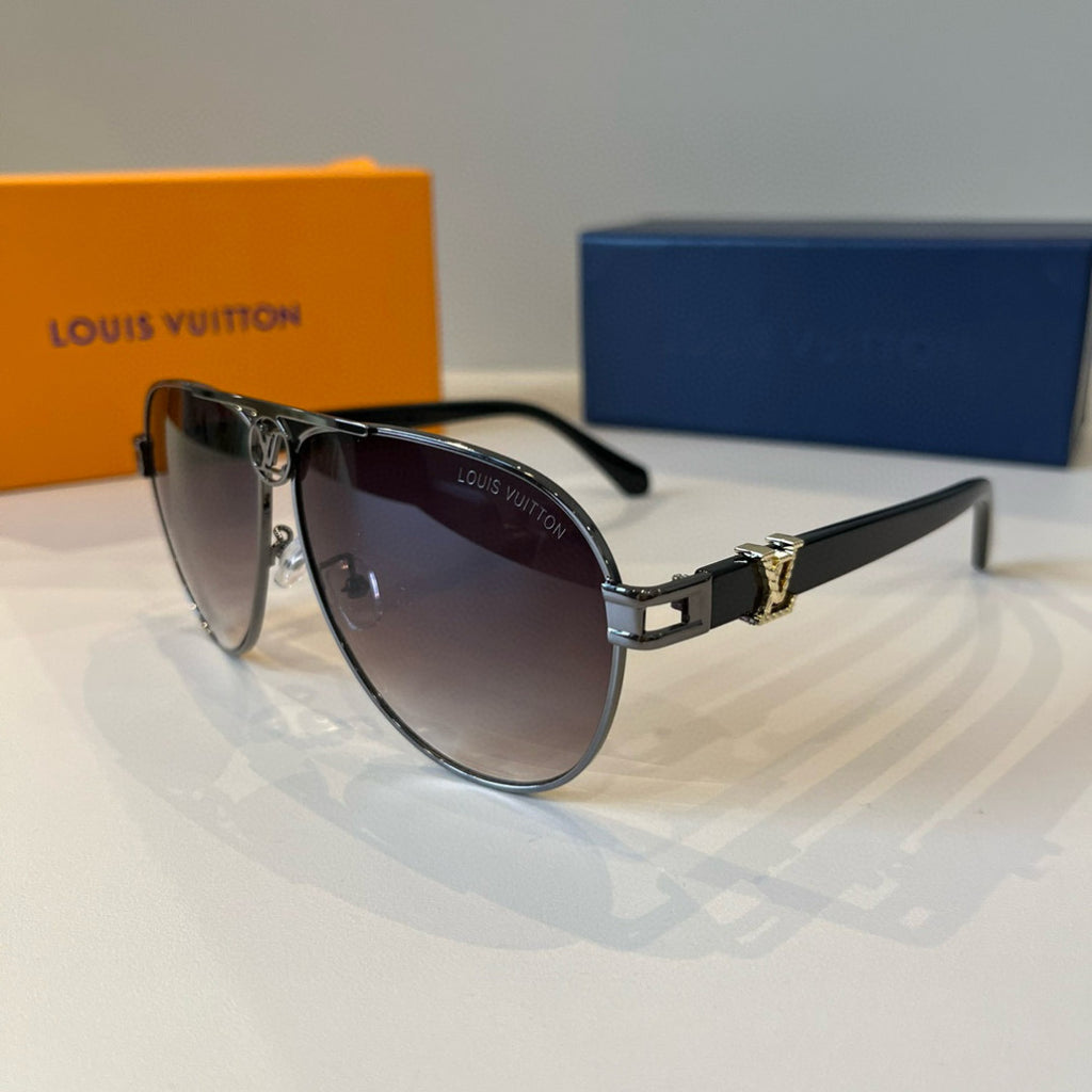 Louis Vuitton Metal Aviator Silver Lens Sunglasses for Men & Women - 933778 - detail image 3