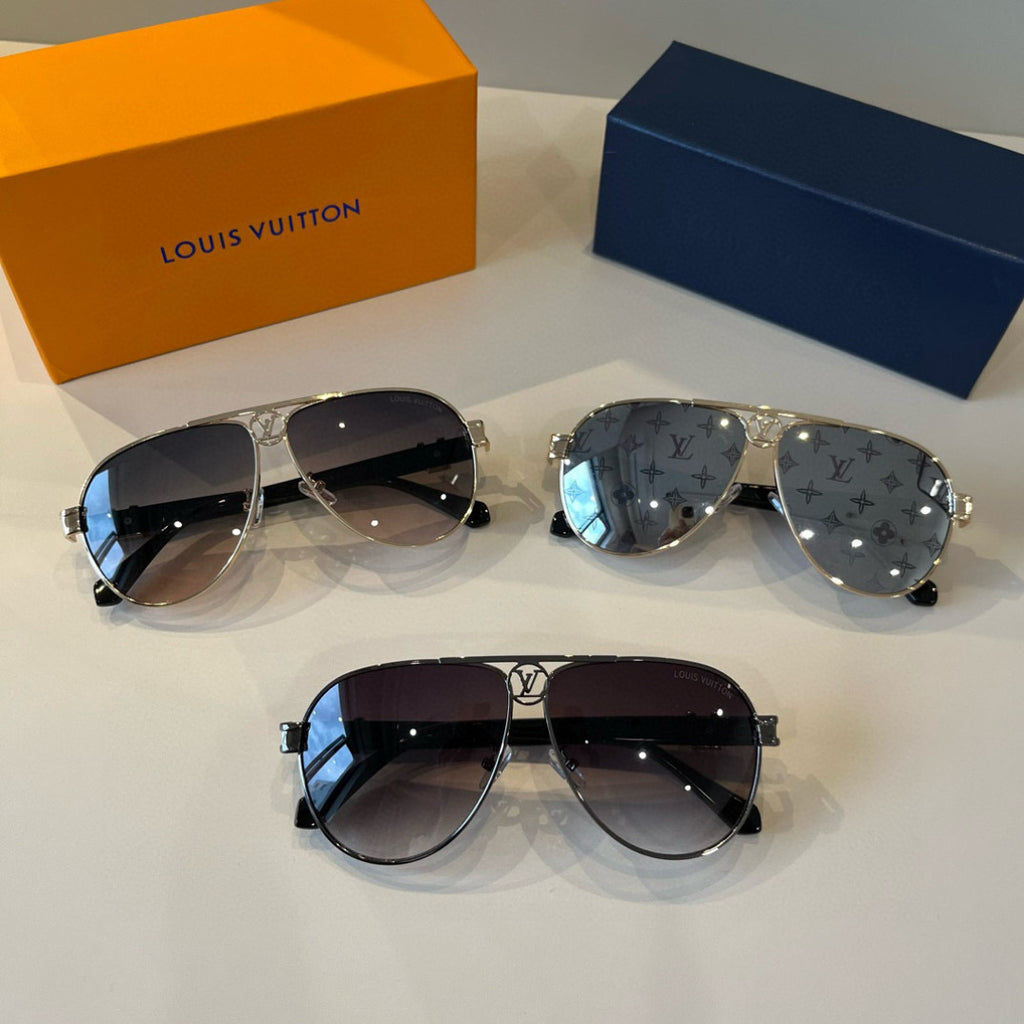 Louis Vuitton Metal Aviator Silver Lens Sunglasses for Men & Women - 933778 - detail image 10