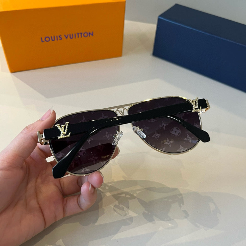 Louis Vuitton Metal Aviator Silver Lens Sunglasses for Men & Women - 933779 - detail image 5