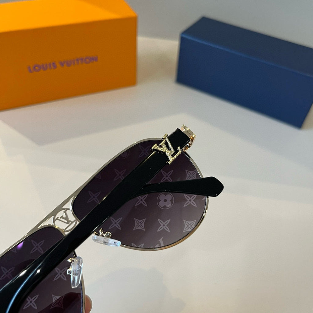 Louis Vuitton Metal Aviator Silver Lens Sunglasses for Men & Women - 933779 - detail image 6