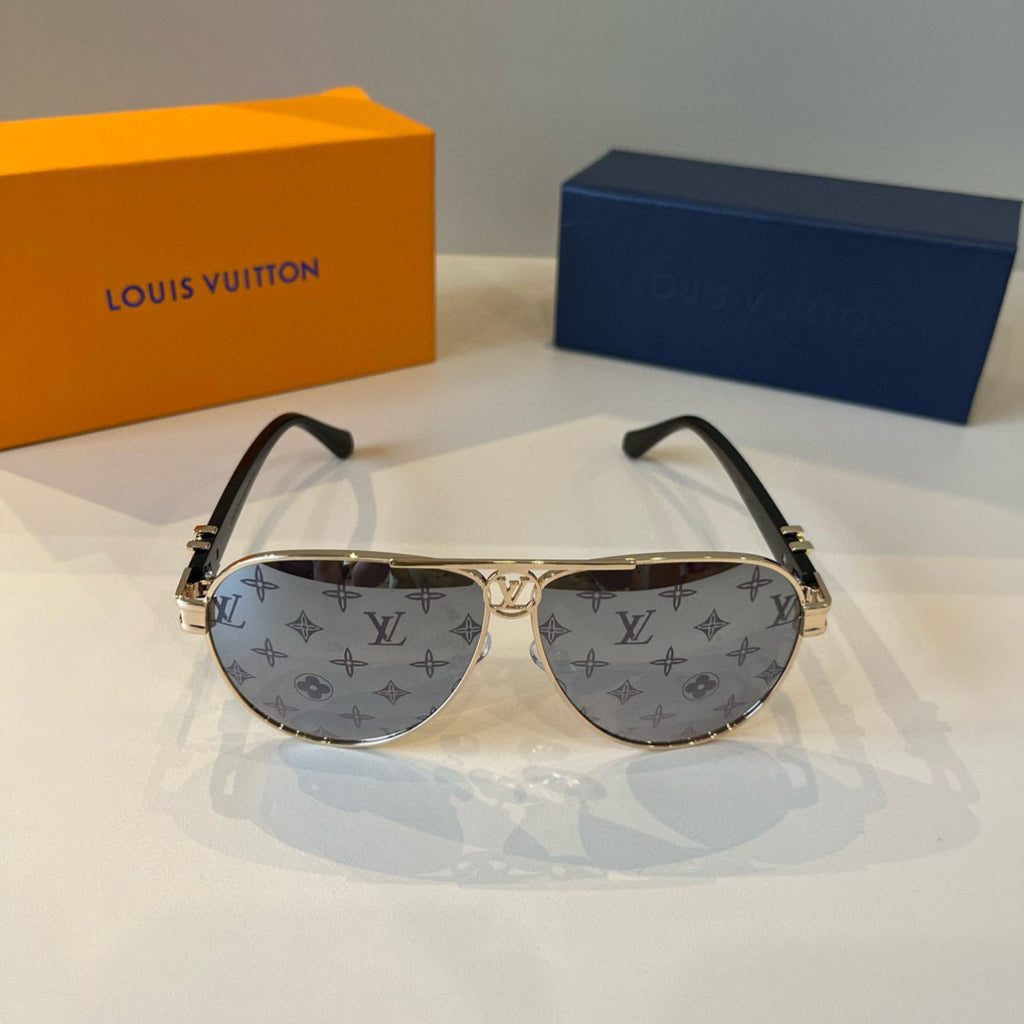 Louis Vuitton Metal Aviator Silver Lens Sunglasses for Men & Women - 933779 - detail image 2