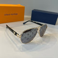 Louis Vuitton Metal Aviator Silver Lens Sunglasses for Men & Women - 933779