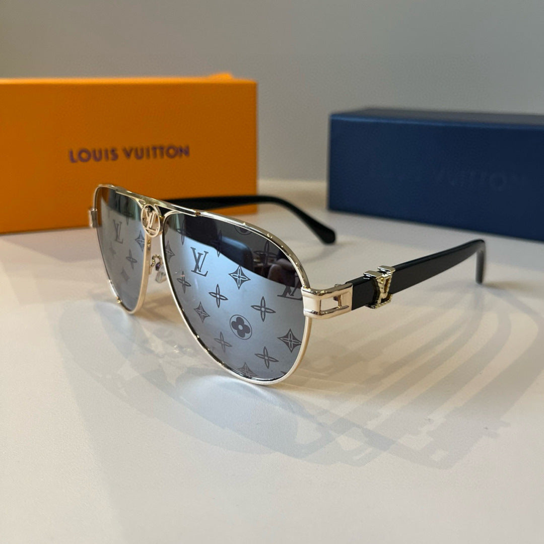 Louis Vuitton Metal Aviator Silver Lens Sunglasses for Men & Women - 933779 - detail image 3