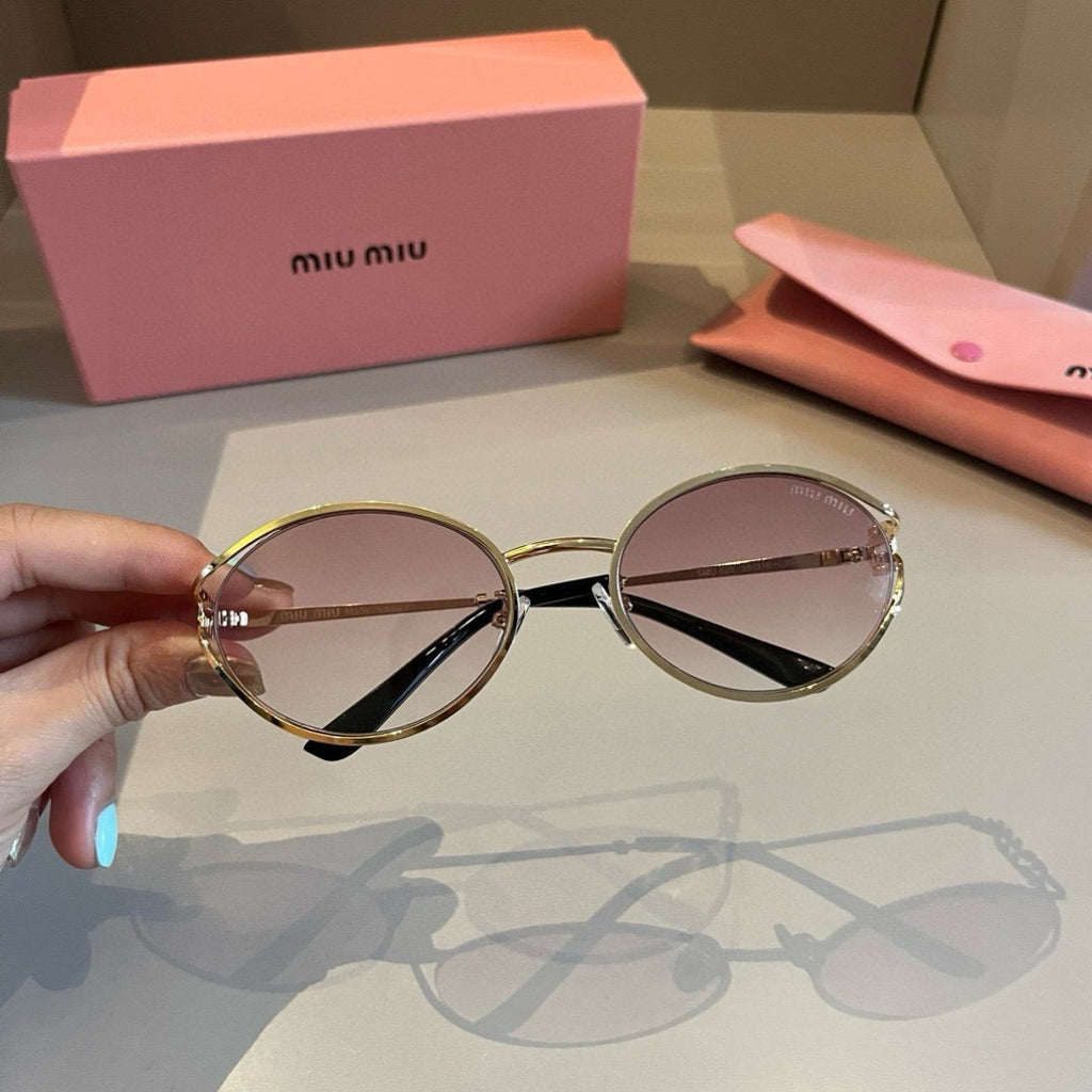 Miu Miu Metal Fashion Silver Lens Sunglasses for Men & Women - 449722 - detail image 3