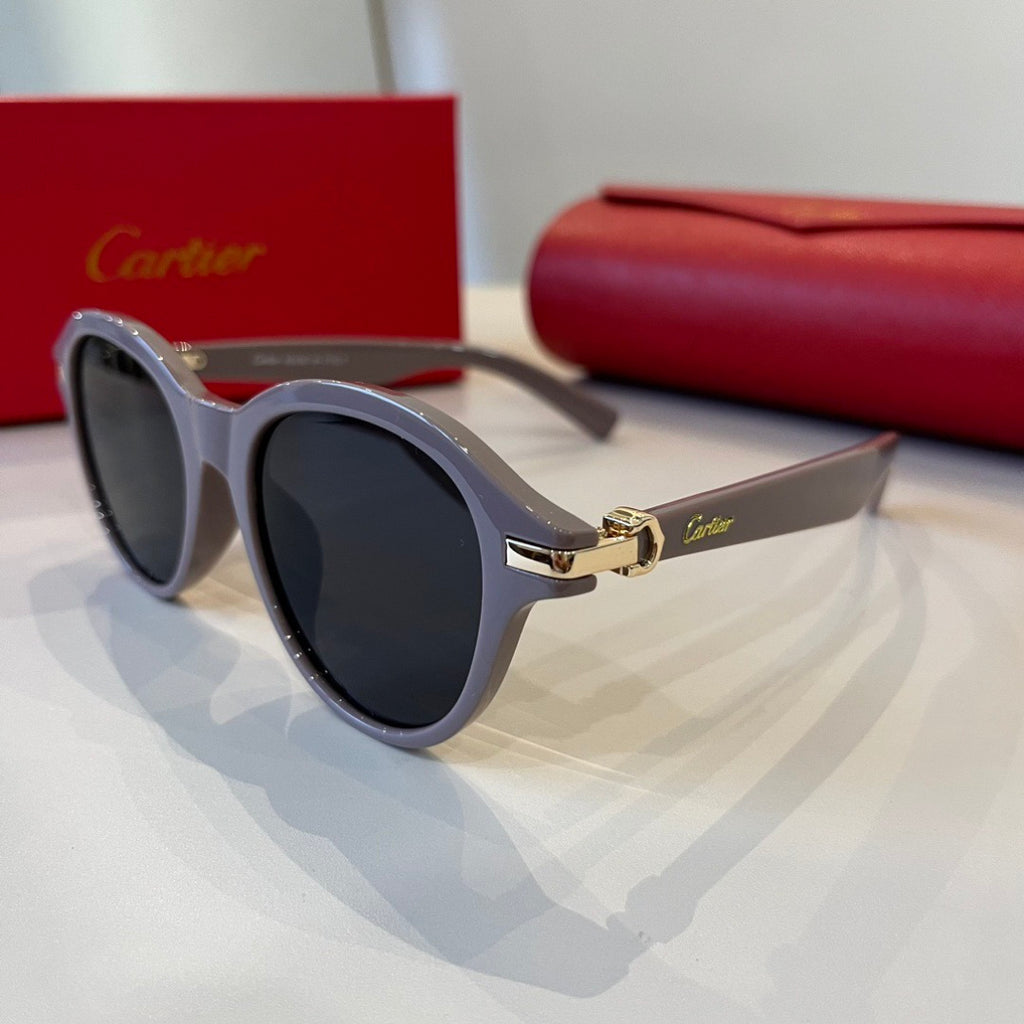 Cartier Lightweight Metal Rimless Silver Lens Sunglasses for Men & Wo - 372256 - detail image 3