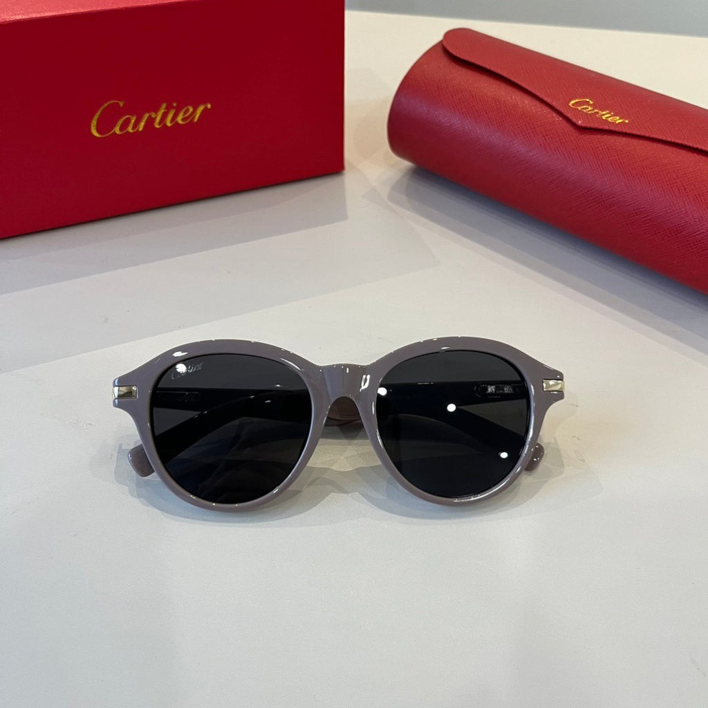 Cartier Lightweight Metal Rimless Silver Lens Sunglasses for Men & Wo - 372256 - detail image 6