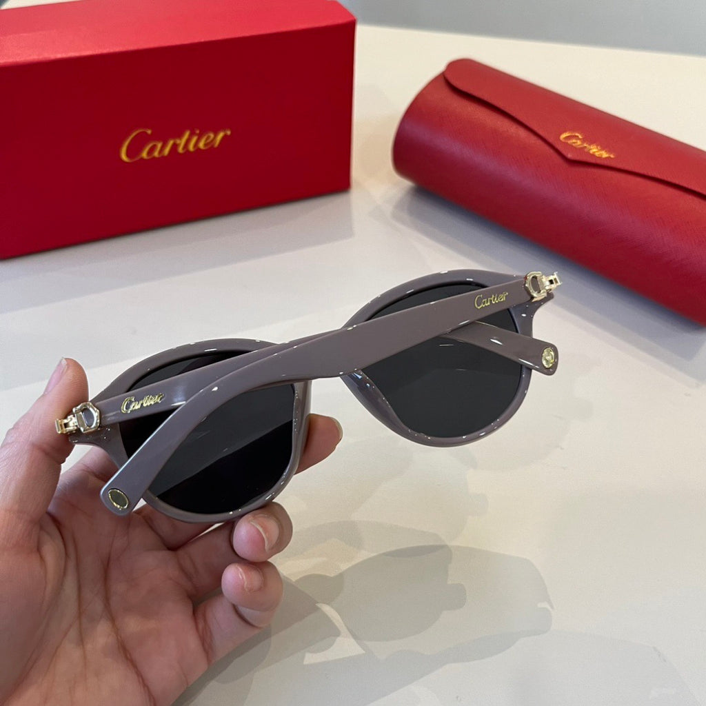 Cartier Lightweight Metal Rimless Silver Lens Sunglasses for Men & Wo - 415872 - detail image 4