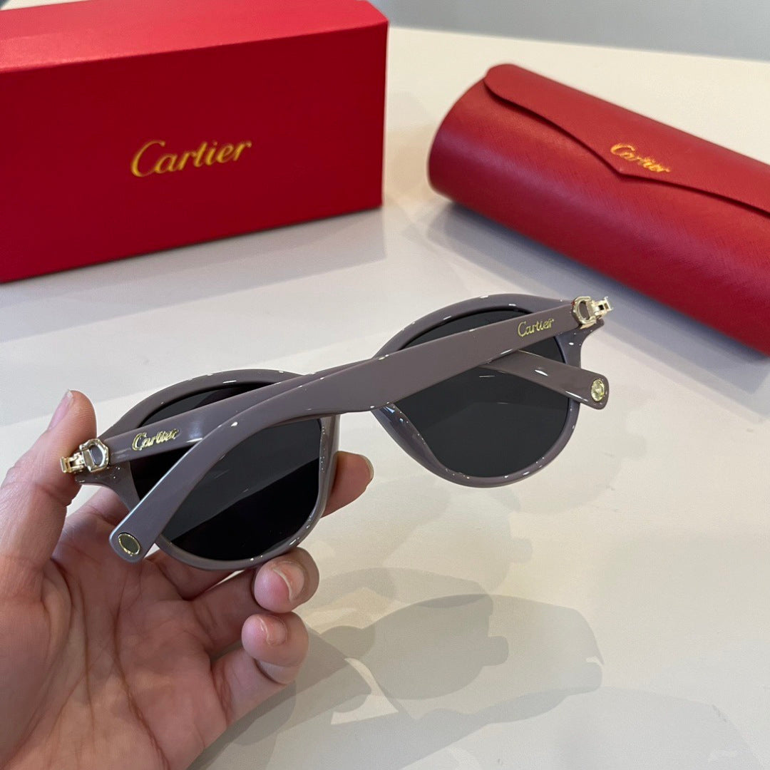 Cartier Lightweight Metal Rimless Silver Lens Sunglasses for Men & Wo - 372256 - detail image 4