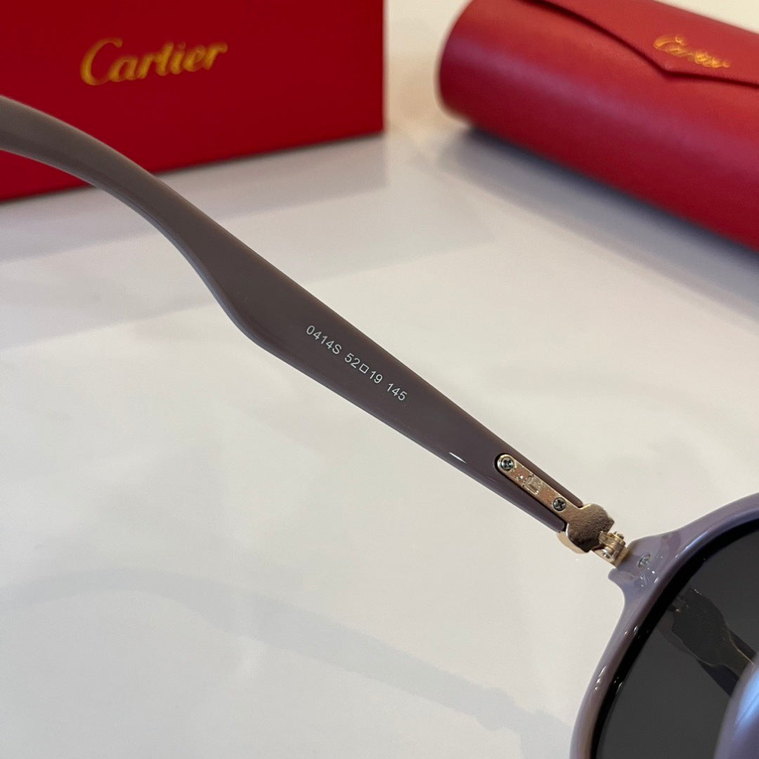 Cartier Lightweight Metal Rimless Silver Lens Sunglasses for Men & Wo - 372256 - detail image 8