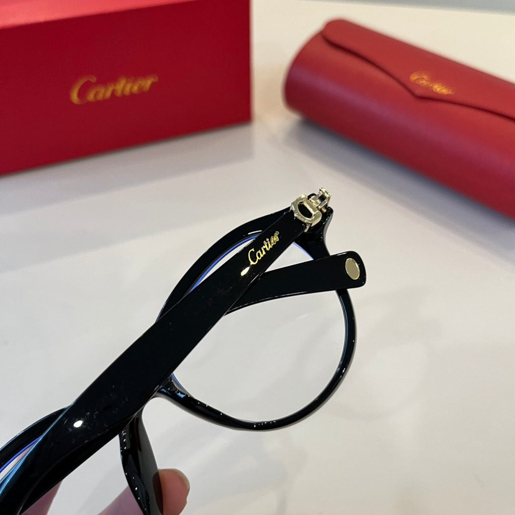 Cartier Lightweight Metal Rimless Silver Lens Sunglasses for Men & Wo - 372257 - detail image 8
