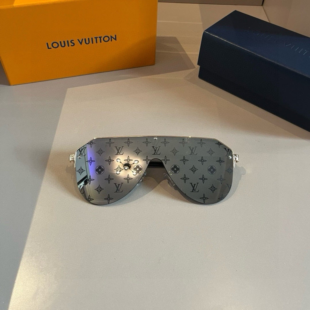 Louis Vuitton Polarized Fashion Gold Lens Sunglasses for Men - 464734 - detail image 8