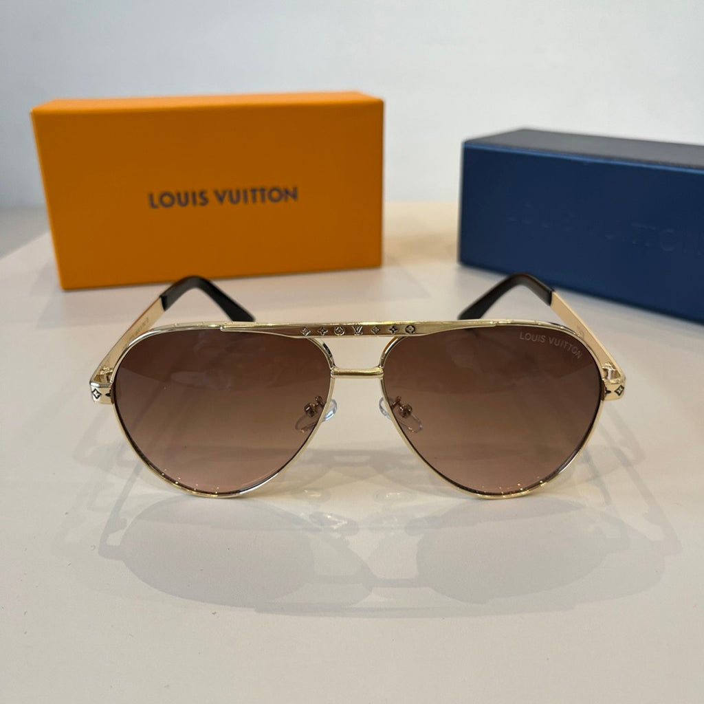 Louis Vuitton Polarized Fashion Brown Lens Sunglasses for Men - detail image 2