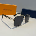 Louis Vuitton Metal Aviator Black Lens Sunglasses for Men & Women - 933799
