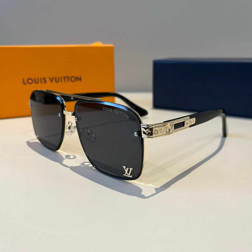 Louis Vuitton Metal Aviator Black Lens Sunglasses for Men & Women - 933799 - detail image 3