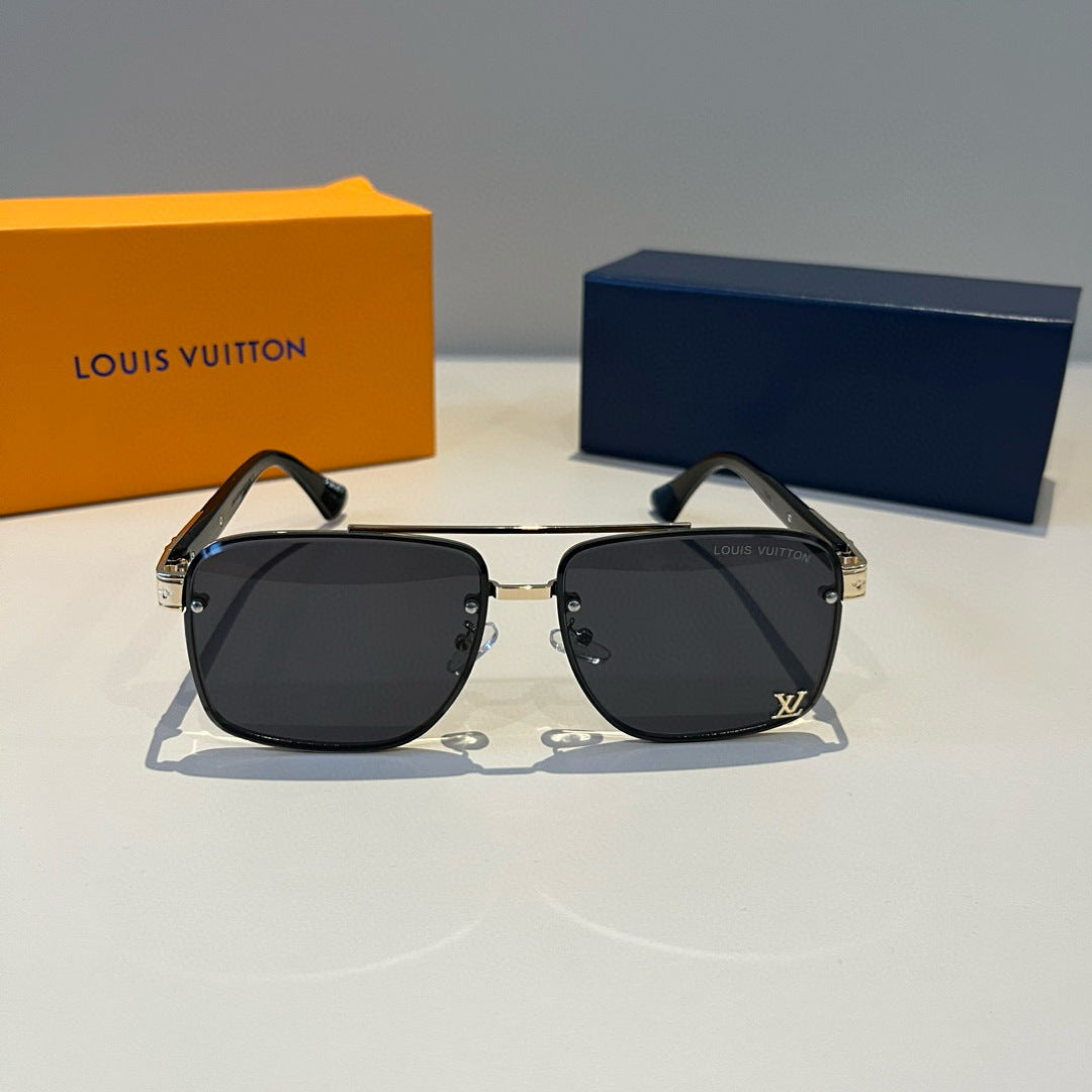 Louis Vuitton Metal Aviator Black Lens Sunglasses for Men & Women - 933799 - detail image 2