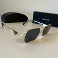 Prada Fashion Silver Lens Sunglasses for Men - 449345