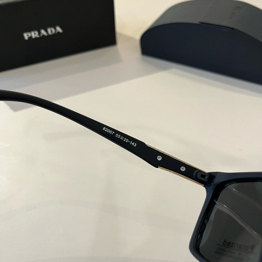 Prada Polarized Fashion Black Lens Sunglasses for Men - 487149 - detail image 9