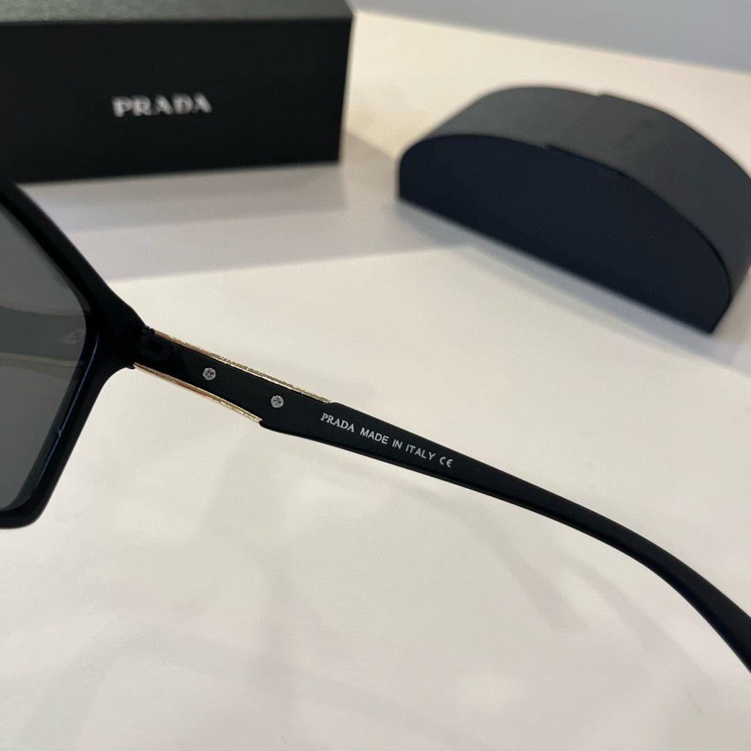 Prada Polarized Fashion Black Lens Sunglasses for Men - 487149 - detail image 8