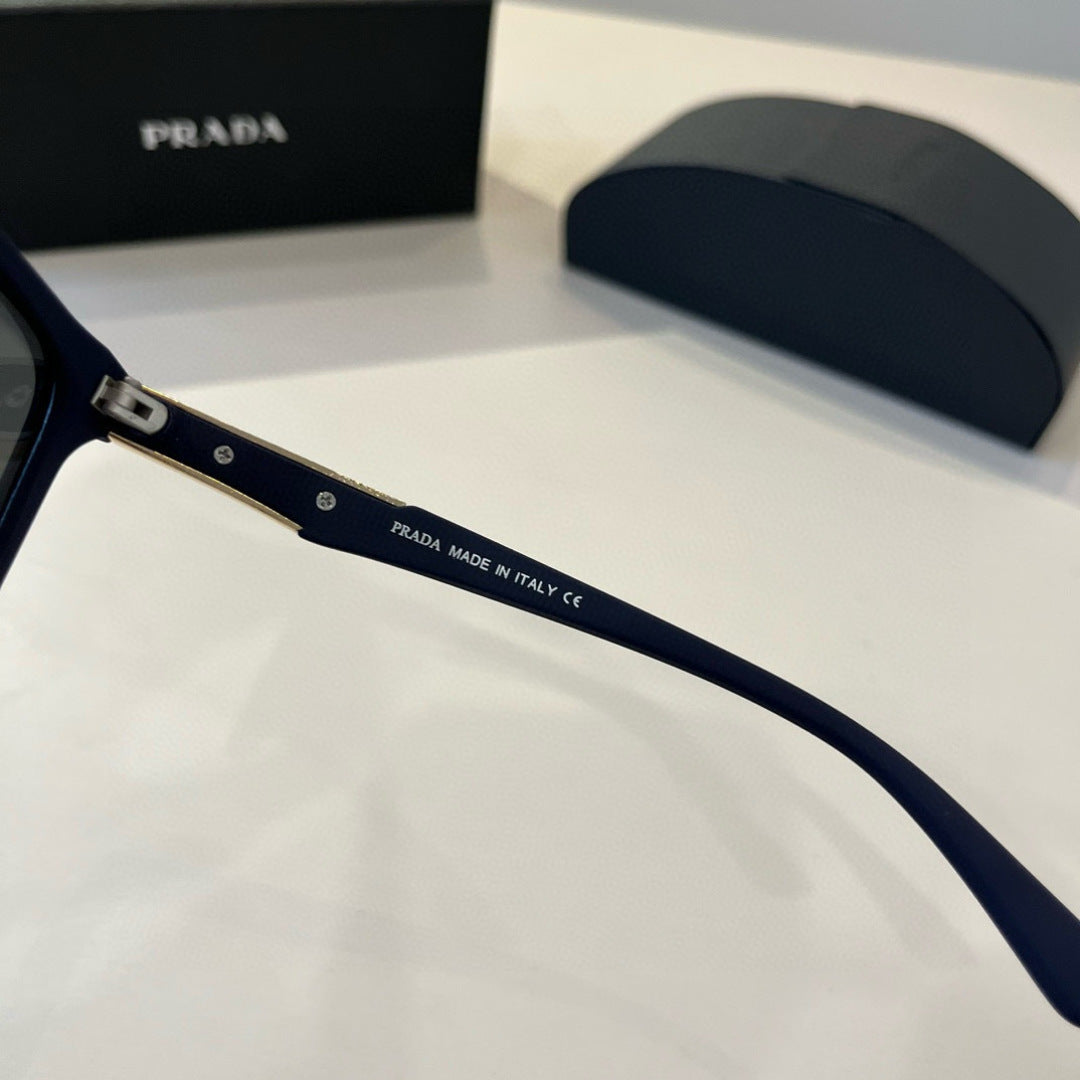 Prada Polarized Fashion Black Lens Sunglasses for Men - detail image 9