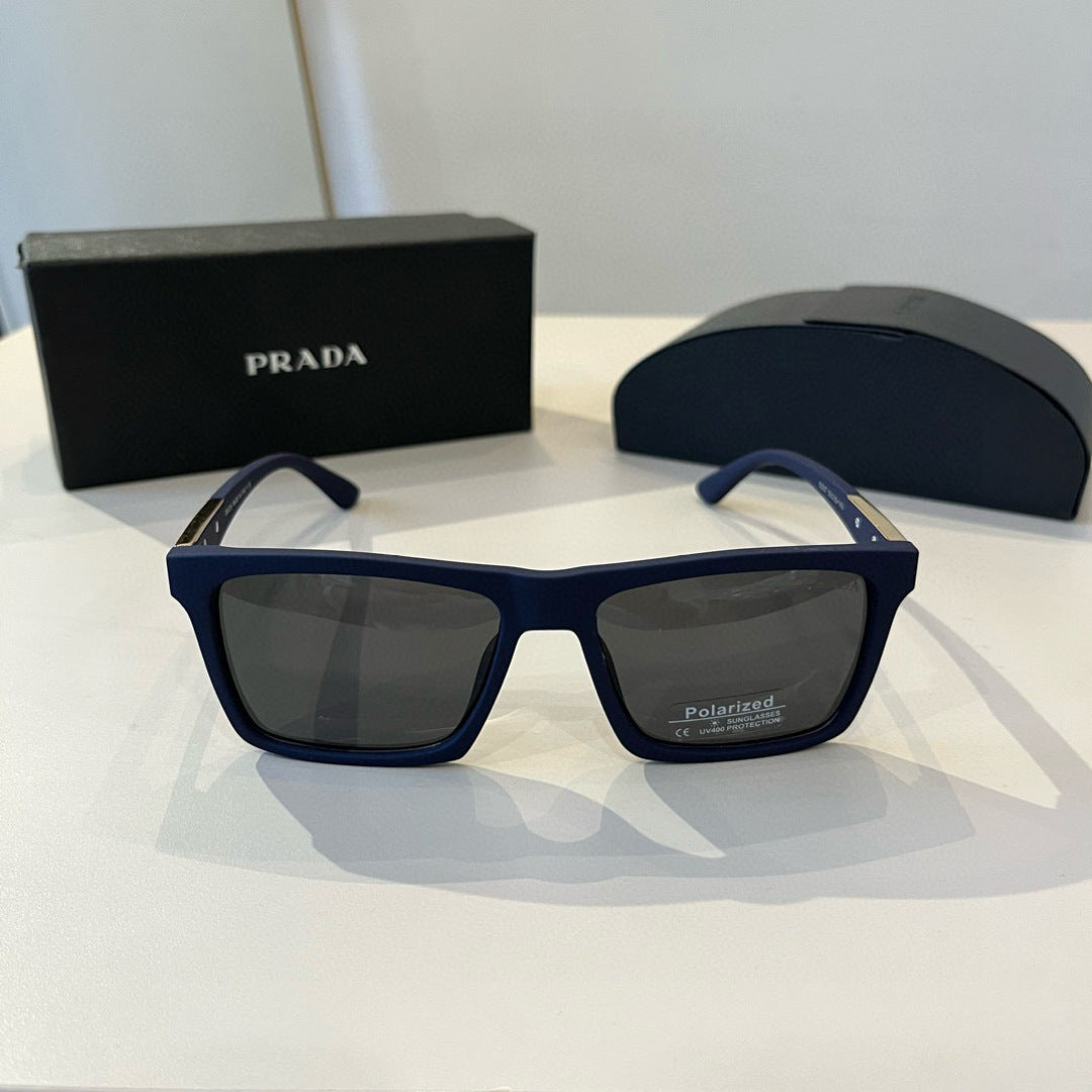 Prada Polarized Fashion Black Lens Sunglasses for Men - 449349 - detail image 2