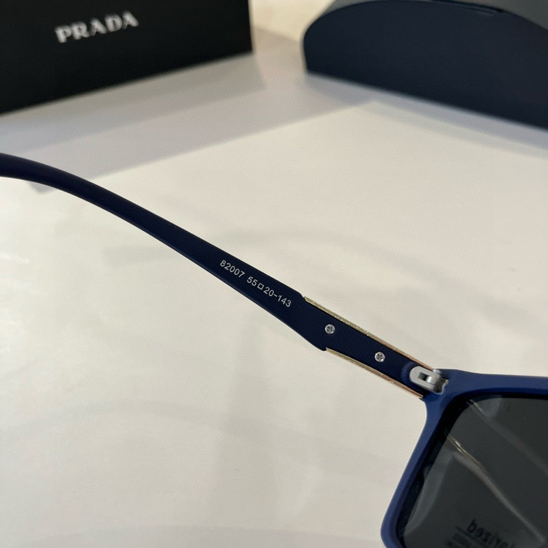 Prada Polarized Fashion Black Lens Sunglasses for Men - detail image 10