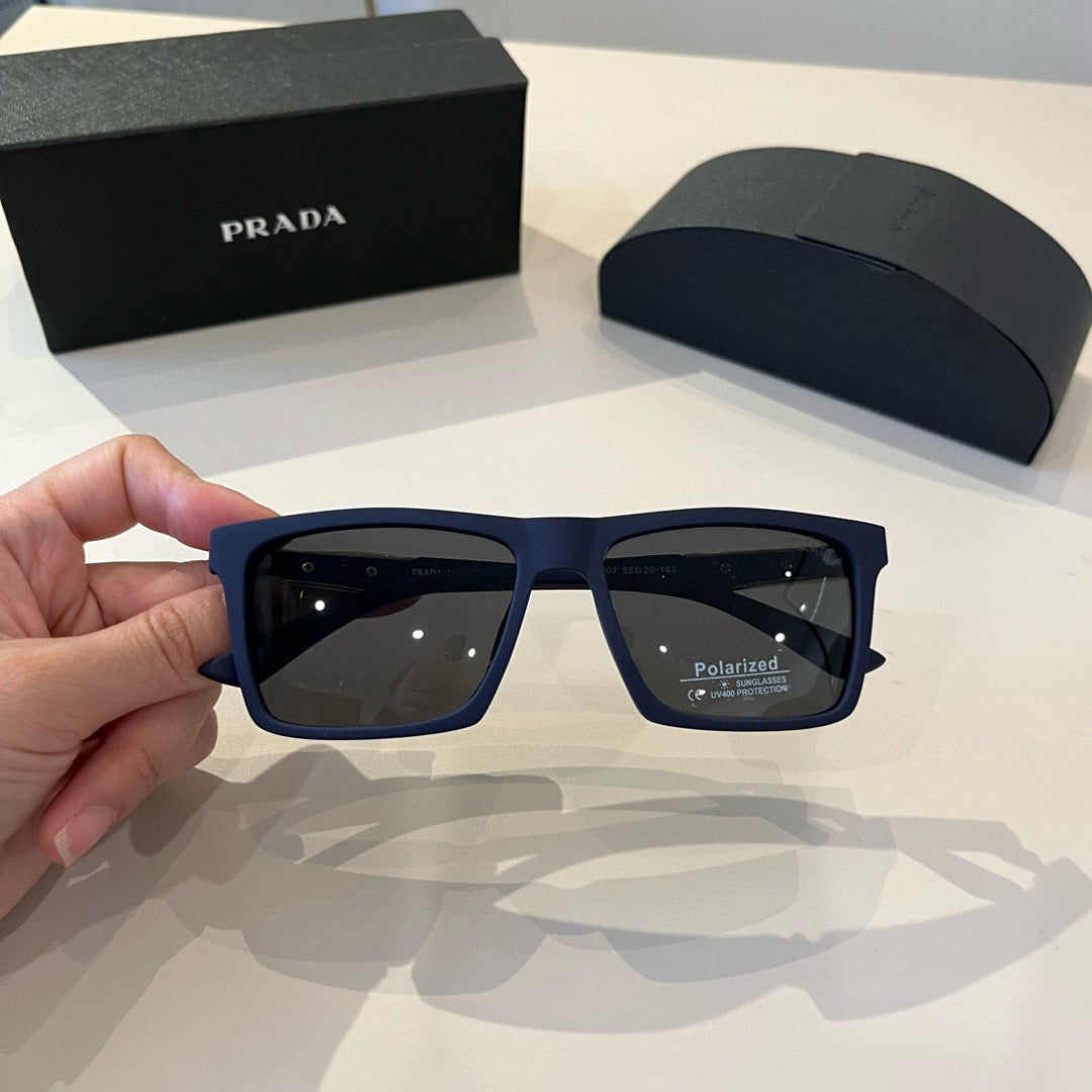 Prada Polarized Fashion Black Lens Sunglasses for Men - 382716 - detail image 5
