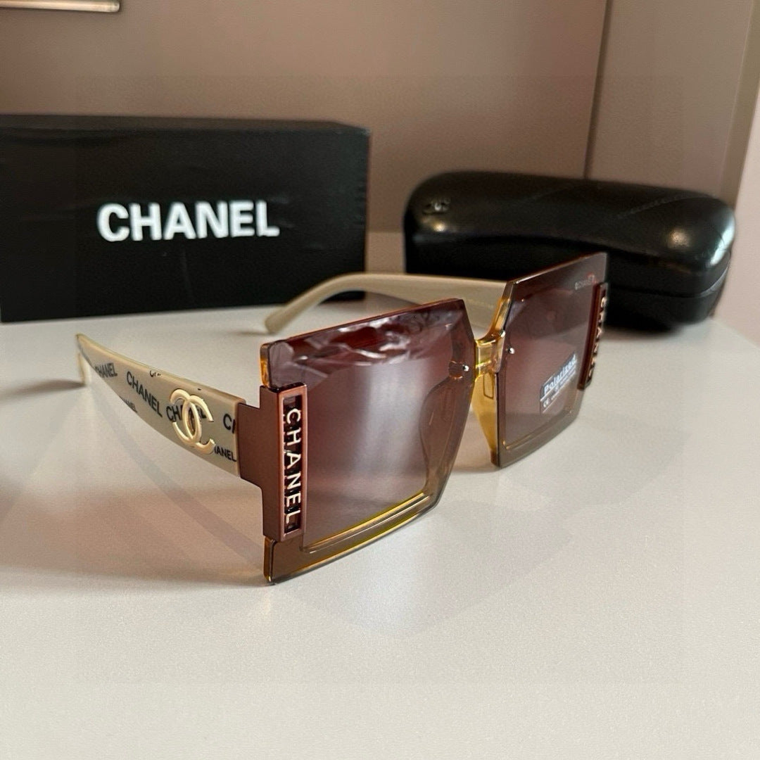 Chanel Polarized Fashion Brown Lens Sunglasses for Men & Women