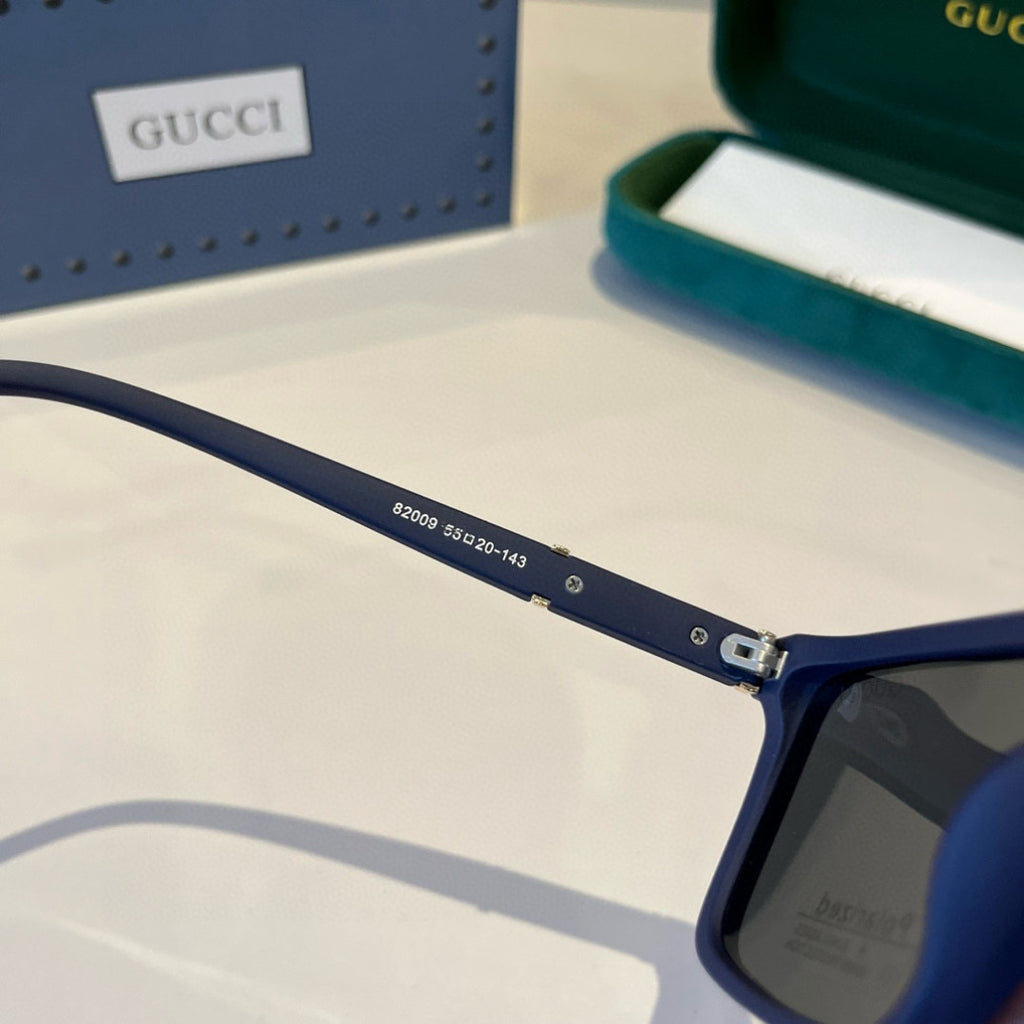 Gucci Metal Aviator Black Lens Sunglasses for Men & Women - 866930 - detail image 6