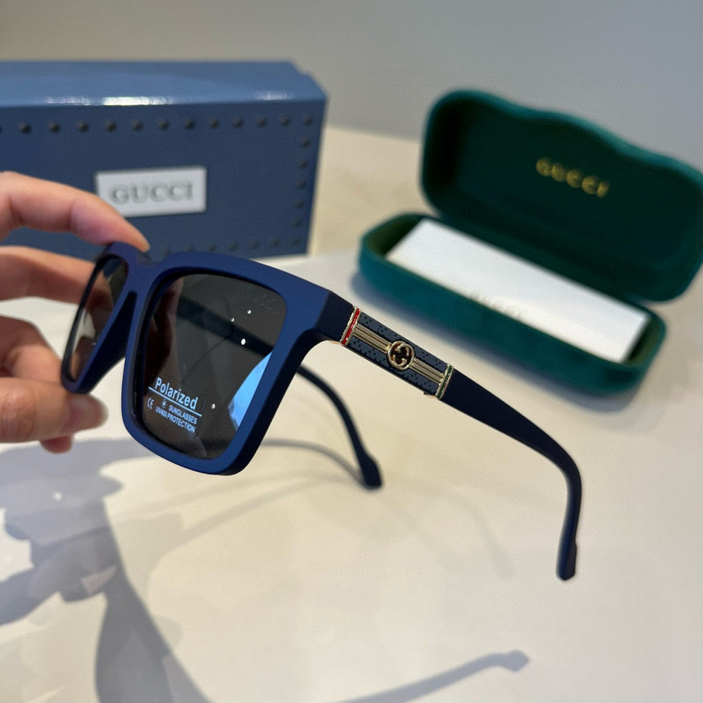 Gucci Metal Aviator Black Lens Sunglasses for Men & Women - 866930 - detail image 4