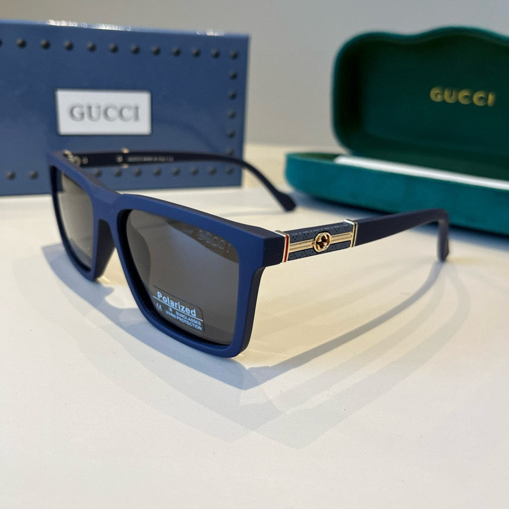 Gucci Metal Aviator Black Lens Sunglasses for Men & Women - 866930 - detail image 3